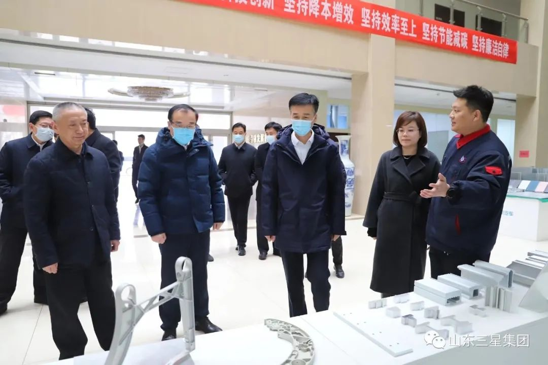 濱州市委副書記、代市長李春田一行來山東三星集團調(diào)研