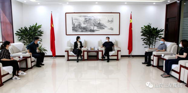 鄒平市委常委、統(tǒng)戰(zhàn)部部長(zhǎng)張欣來(lái)山東三星集團(tuán)調(diào)研