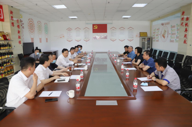 鄒平市委副書記、市長張謙來山東三星集團(tuán)調(diào)研