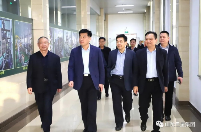 鄒平市副市長、市公安局黨委書記、局長張曰海一行到山東三星集團參觀調(diào)研